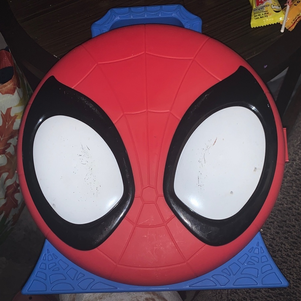 Spiderman Red and Black Toy Organizer